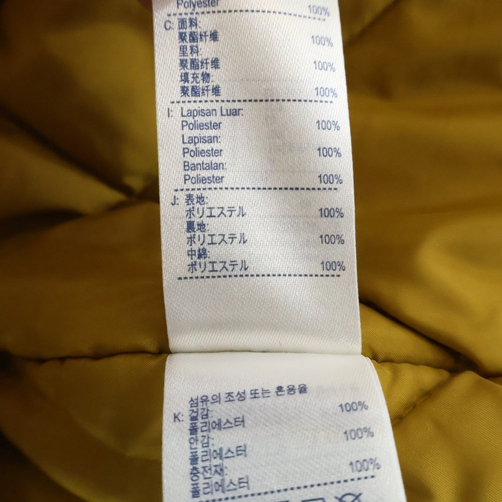 SUPREME(シュプリーム) 19AW ×LACOSTE Puffy Half Zip Pullover Jacket ラコステ パフィー ハーフジップ ナイロンジャケット イエロー