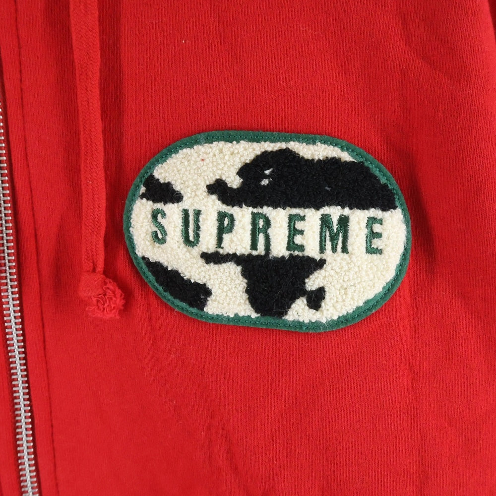 SUPREME(シュプリーム) 20SS World famous Zip Hoodie ワールド フェイマス ジップアップ フーディー スウェットパーカー レッド
