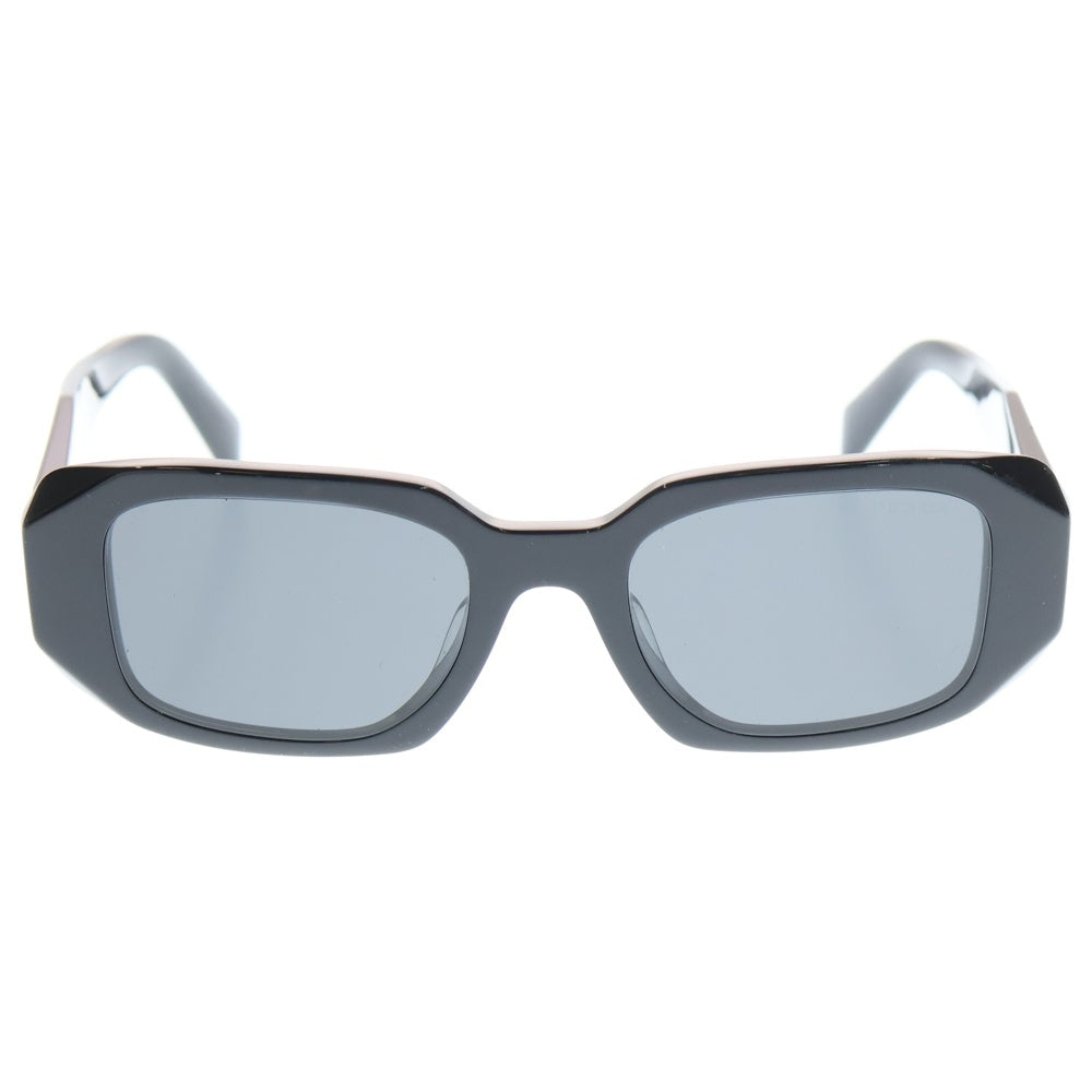 PRADA(プラダ) Symbole Sunglasses シンボル サイドロゴ スクエアシェイプ UVフレーム サングラス ブラック SPR17W-F