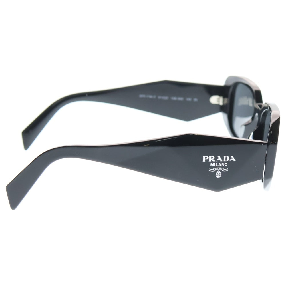 PRADA(プラダ) Symbole Sunglasses シンボル サイドロゴ スクエアシェイプ UVフレーム サングラス ブラック SPR17W-F
