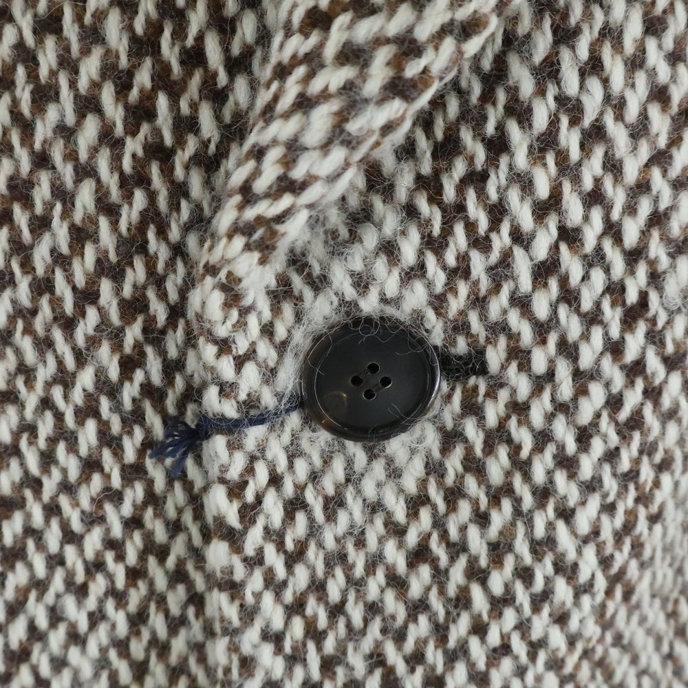 PRADA(プラダ) 24AW SOPRABITO トライアングル ロゴ刺繍 ウール ロングコート ベージュ UC0512M S000 15J2