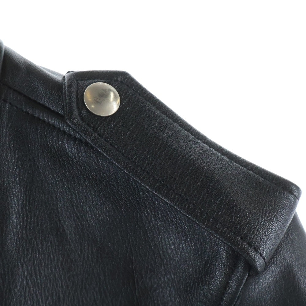 JAM HOME MADE(ジャムホームメイド) 17AW MONSTAR モンスター カウレザー ダブルライダースジャケット ブラック J-17-AW-R1
