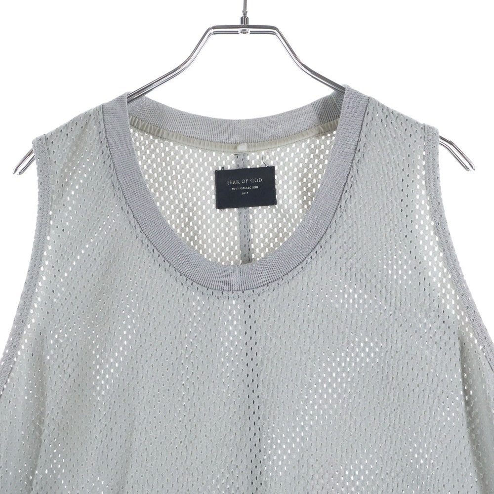FEAR OF GOD(フィアオブゴッド) FIFTH COLLECTION MESH VEST 5thコレクション メッシュベスト ジャージー タンクトップ グレー