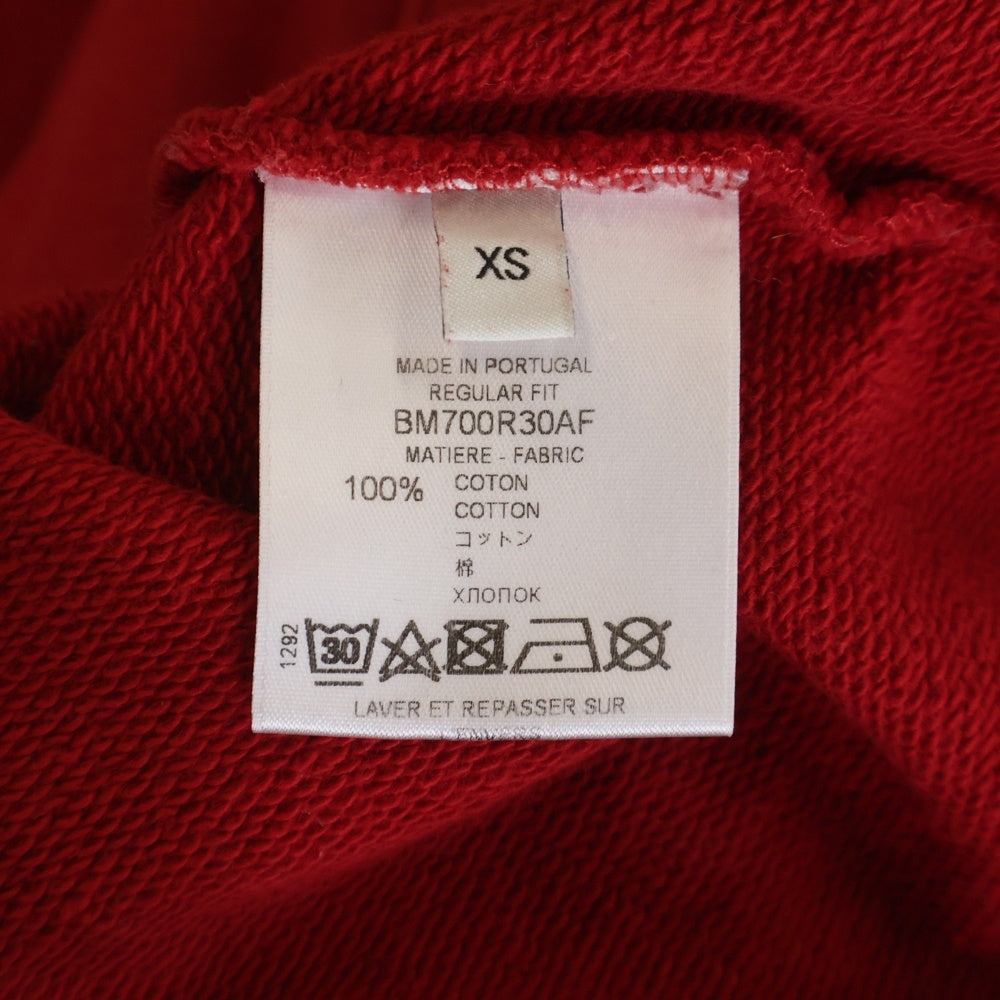 GIVENCHY(ジバンシィ) フロントロゴプリント プルオーバーフーディー パーカー スウェット レッド BM700R30AF