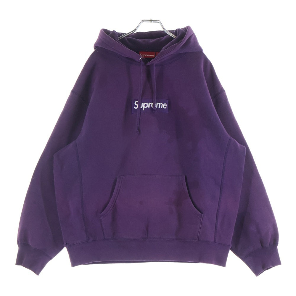 SUPREME(シュプリーム) 23AW Box Logo Hooded Sweatshirt ボックスロゴ プルオーバースウェットパーカー フーディ パープル