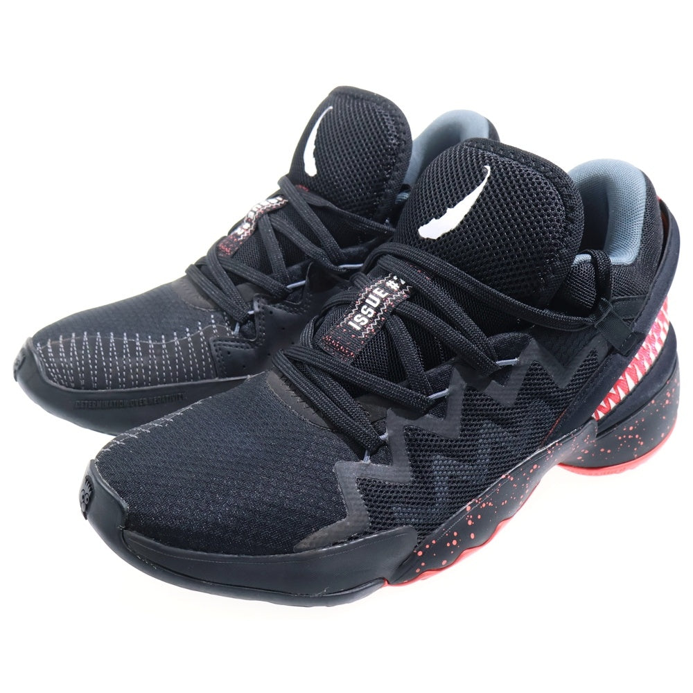 adidas(アディダス) × MARVEL D.O.N. ISSUE 2 VENOM マーベル イシュー2 ヴェノム ローカットスニーカー ブラック US8.5/26.5cm FW9038