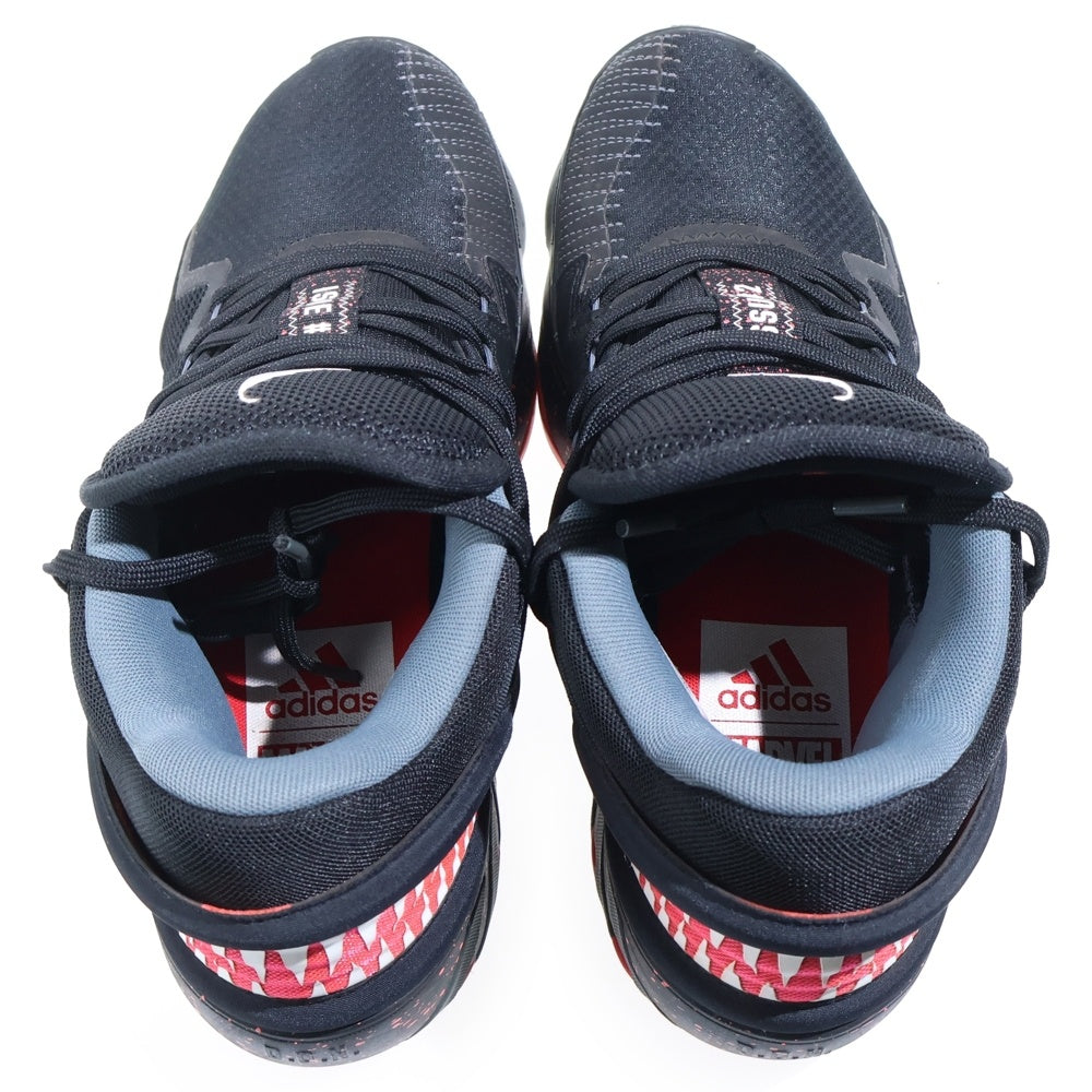 adidas(アディダス) × MARVEL D.O.N. ISSUE 2 VENOM マーベル イシュー2 ヴェノム ローカットスニーカー ブラック US8.5/26.5cm FW9038