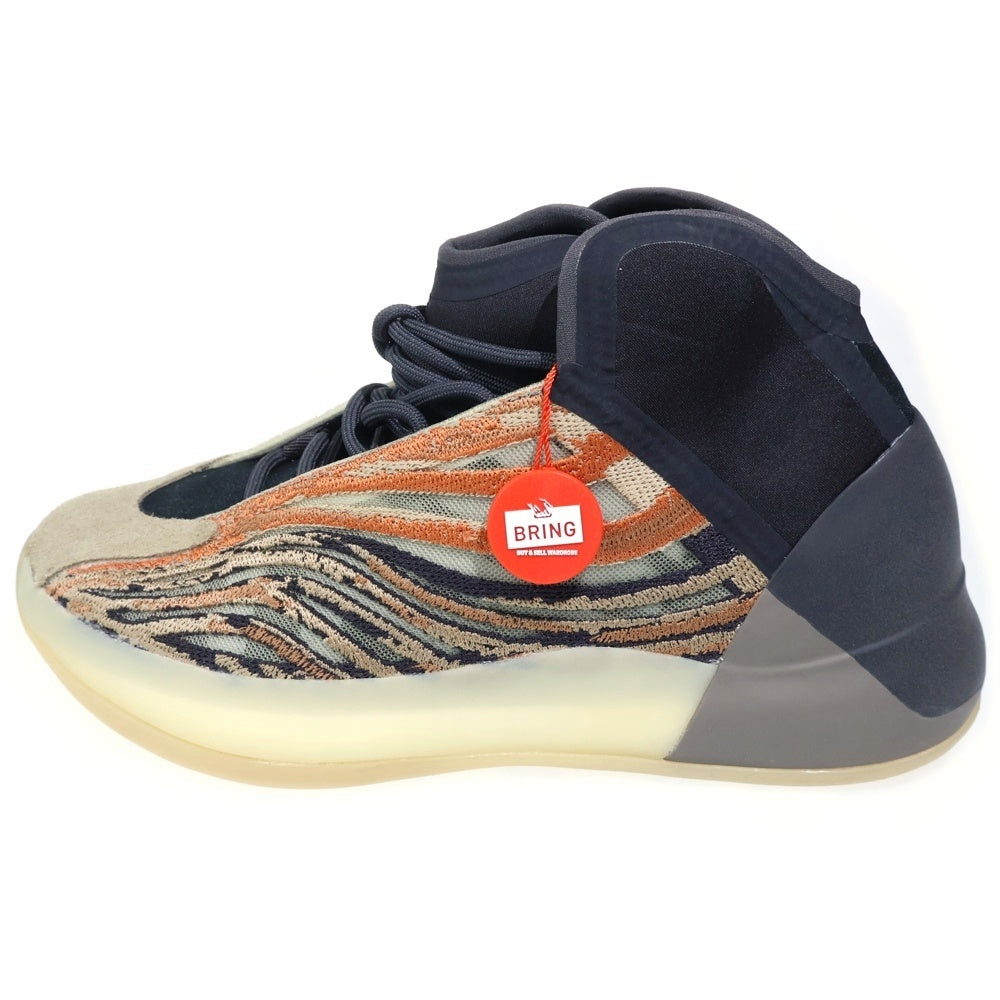 adidas(アディダス) YEEZY QNTM FLASH ORANGE イージー クオンタム ハイカットスニーカー グレー/オレンジ US8.5/26.5cm GW5314