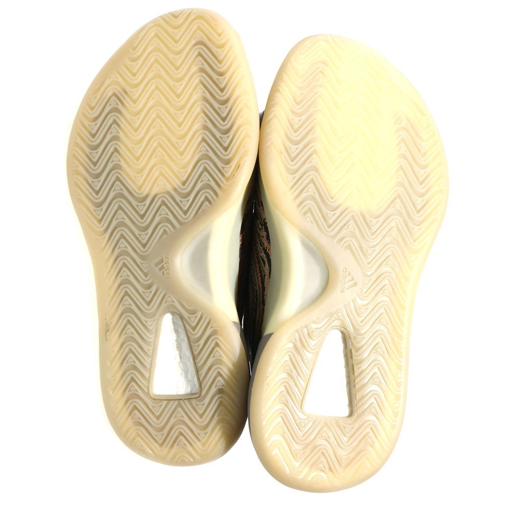 adidas(アディダス) YEEZY QNTM FLASH ORANGE イージー クオンタム ハイカットスニーカー グレー/オレンジ US8.5/26.5cm GW5314