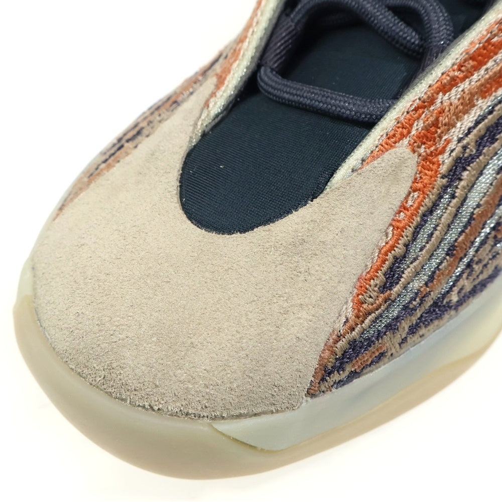 adidas(アディダス) YEEZY QNTM FLASH ORANGE イージー クオンタム ハイカットスニーカー グレー/オレンジ US8.5/26.5cm GW5314