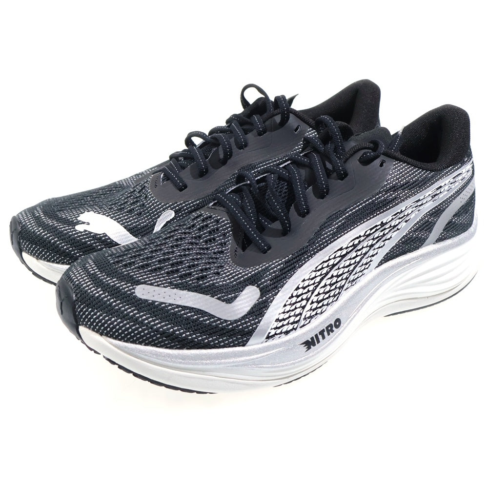 PUMA(プーマ) VELOCITY NITRO 3 ヴェロシティ ニトロ3 ローカットスニーカー ブラック US8.5/26.5cm 377748-01