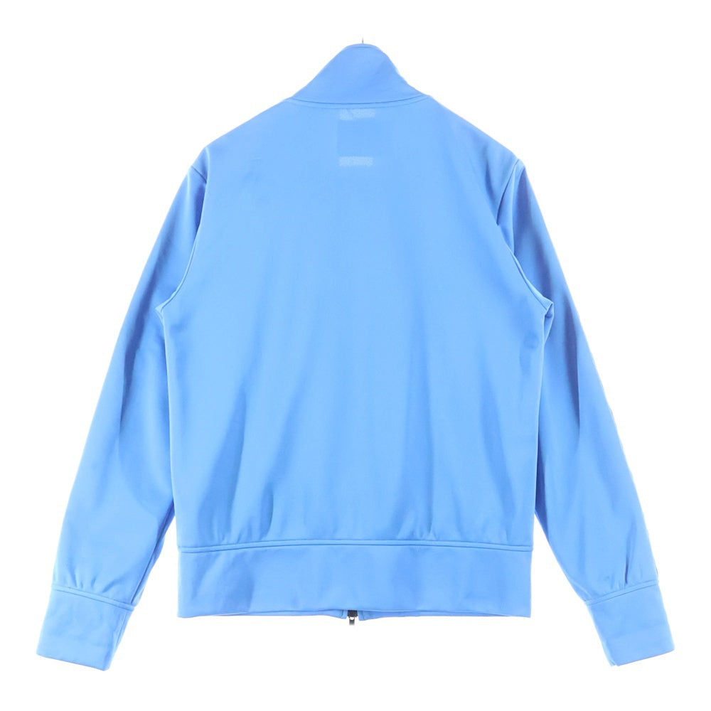 drestrip(ドレストリップ) ロゴ刺繍 フリースライン ジップアップ トラックジャケット ジャージ ブルー