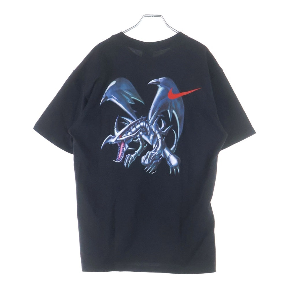 NIKE(ナイキ) ×Yu-Gi-Oh SOLO SWOOSH TEE ソロ スウォッシュ ロゴプリント クルーネック半袖Tシャツ カットソー ホワイト IO7985-100