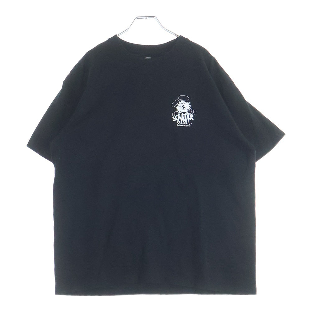 VERDY(ベルディ) 24AW × Central Cee SYNA WORLD VICK セントラルシー ヴェルディ プリント クルーネック 半袖Tシャツ カットソー ブラック