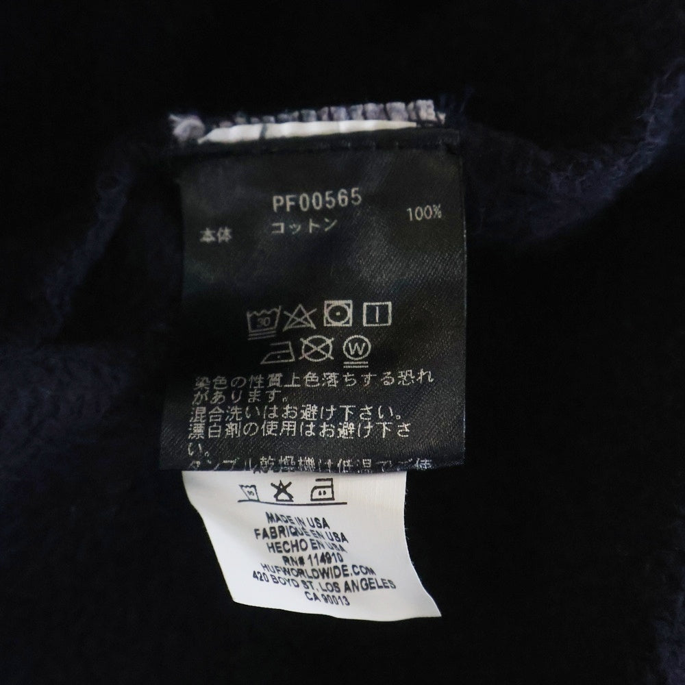 HUF(ハフ) 22AW × NEXUS7 20th Anniversary Believer Hoodie ネクサスセブン 20周年記念限定 ビリーバー プルオーバースウェットパーカー フーディ ネイビー PF00565