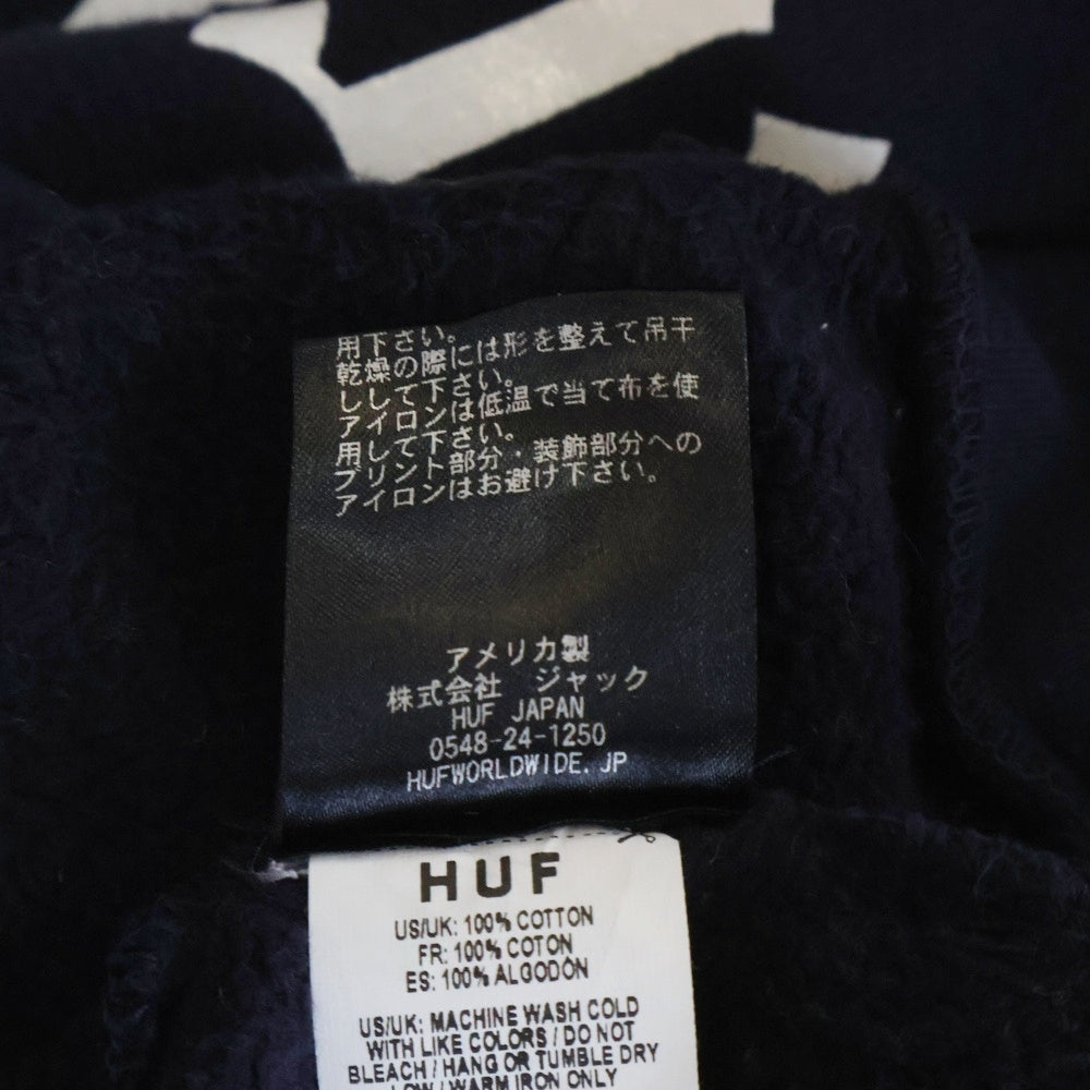 HUF(ハフ) 22AW × NEXUS7 20th Anniversary Believer Hoodie ネクサスセブン 20周年記念限定 ビリーバー プルオーバースウェットパーカー フーディ ネイビー PF00565