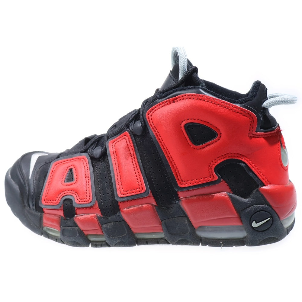 NIKE(ナイキ) AIR MORE UPTEMPO 96 BLACK AND UNIVERSITY RED エアモアアップテンポ ブラック アンド ユニバーシティレッド ハイカットスニーカー US7/25cm DJ4400-001