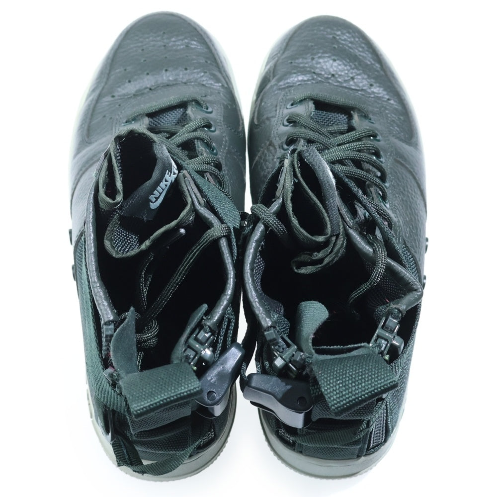 NIKE(ナイキ) SF AIR FORCE 1 MID OUTDOOR GREEN ウィメンズ エア フォース 1 ミッド アウトドアグリーン スペシャルフィールド ハイカットスニーカー AA3966-300 カーキ レディース