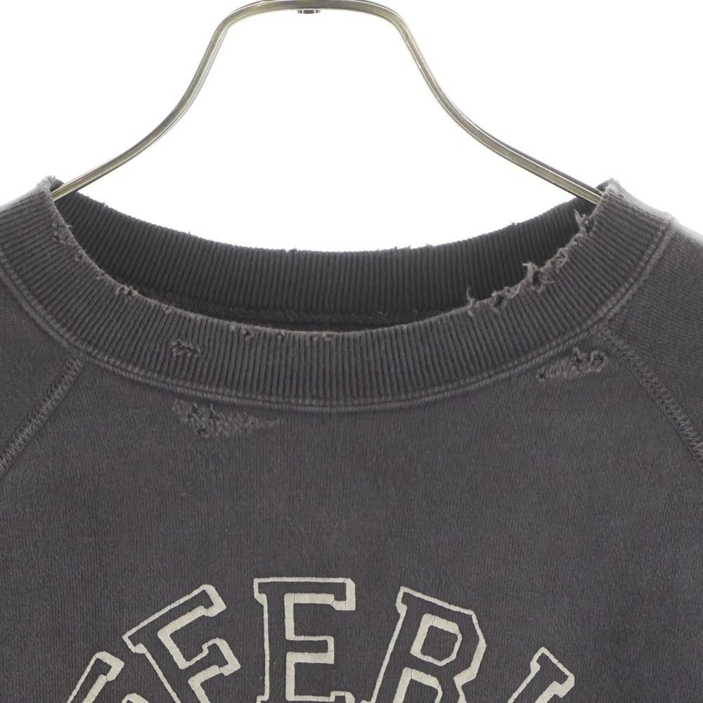 SAINT MICHAEL(セントマイケル) × NEXUSVII SUFFERING SAINTS CREW SWEAT ネクサスセブン 165着限定 サーファリング セント クルーネック スウェットトレーナー チャコールグレー