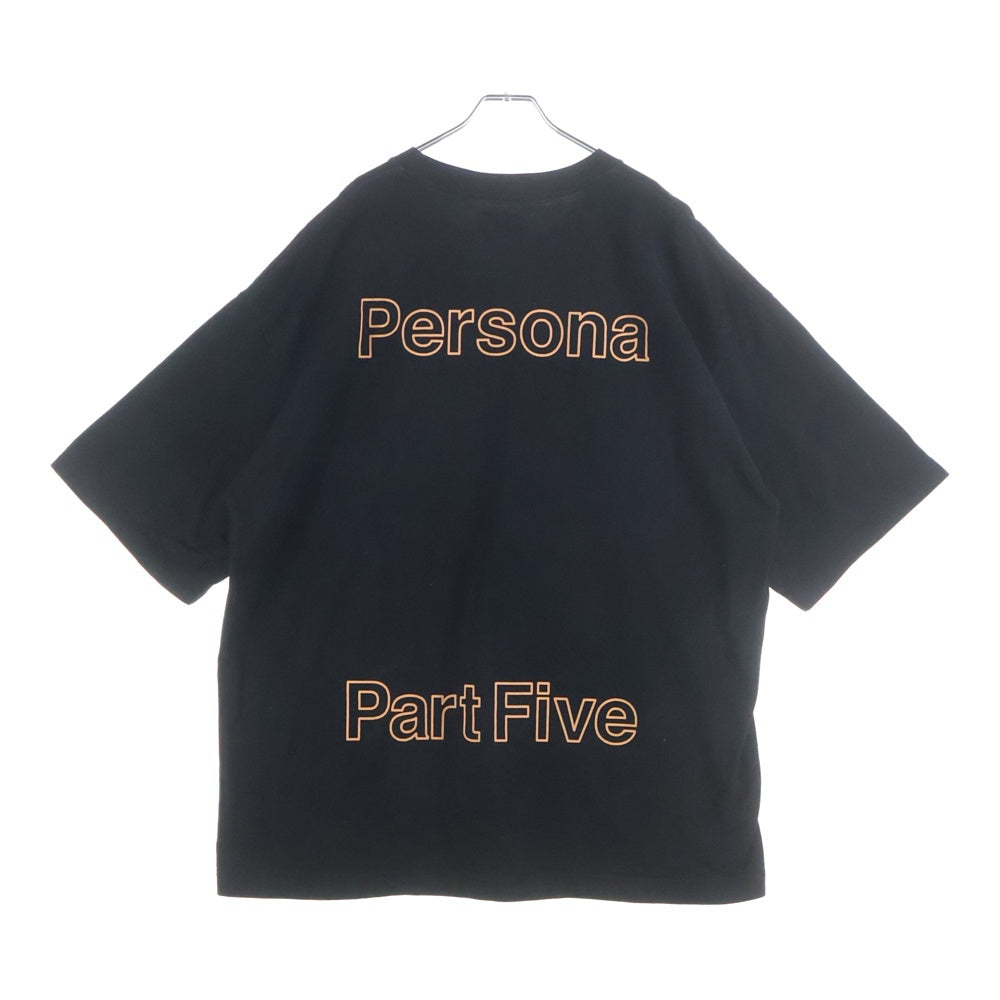 MAISON MIHARAYASUHIRO(メゾンミハラヤスヒロ) 25SS Leon Printed Tee レオン プリント グラフィック クルーネック 半袖Tシャツ カットソー ブラック J14TS772