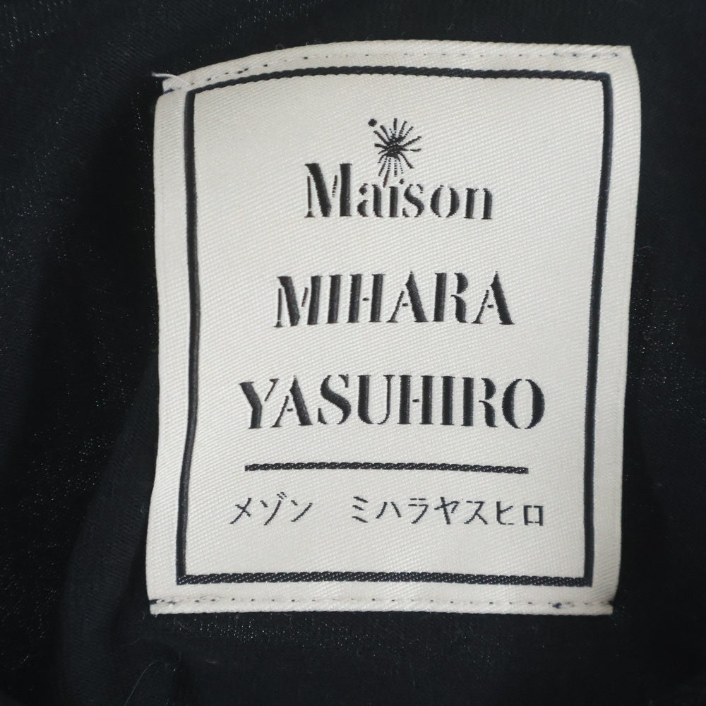 MAISON MIHARAYASUHIRO(メゾンミハラヤスヒロ) 25SS Leon Printed Tee レオン プリント グラフィック クルーネック 半袖Tシャツ カットソー ブラック J14TS772