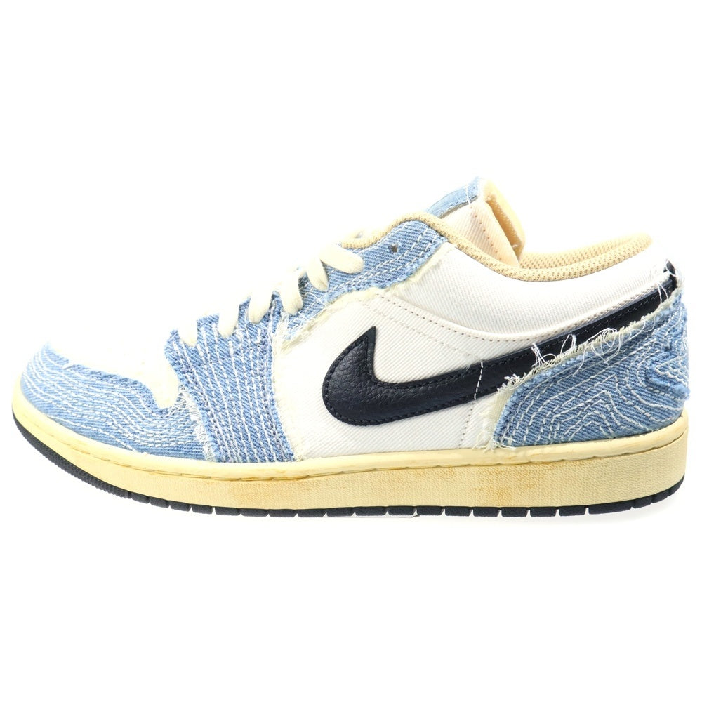 NIKE(ナイキ) AIR JORDAN 1 LOW SE World Make Japan エア ジョーダン 1 ロー ワールド メイク ジャパン ローカットスニーカー ホワイト/ブルー US10.5/28.5cm FN7670-493