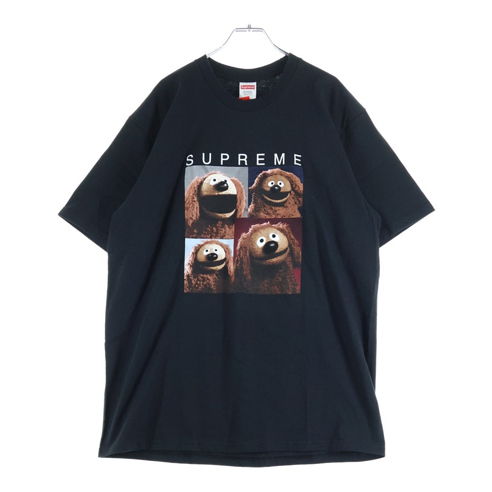 SUPREME(シュプリーム) 24SS Rowlf Tee ロルフ プリント クルーネック 半袖Tシャツ カットソー ブラック