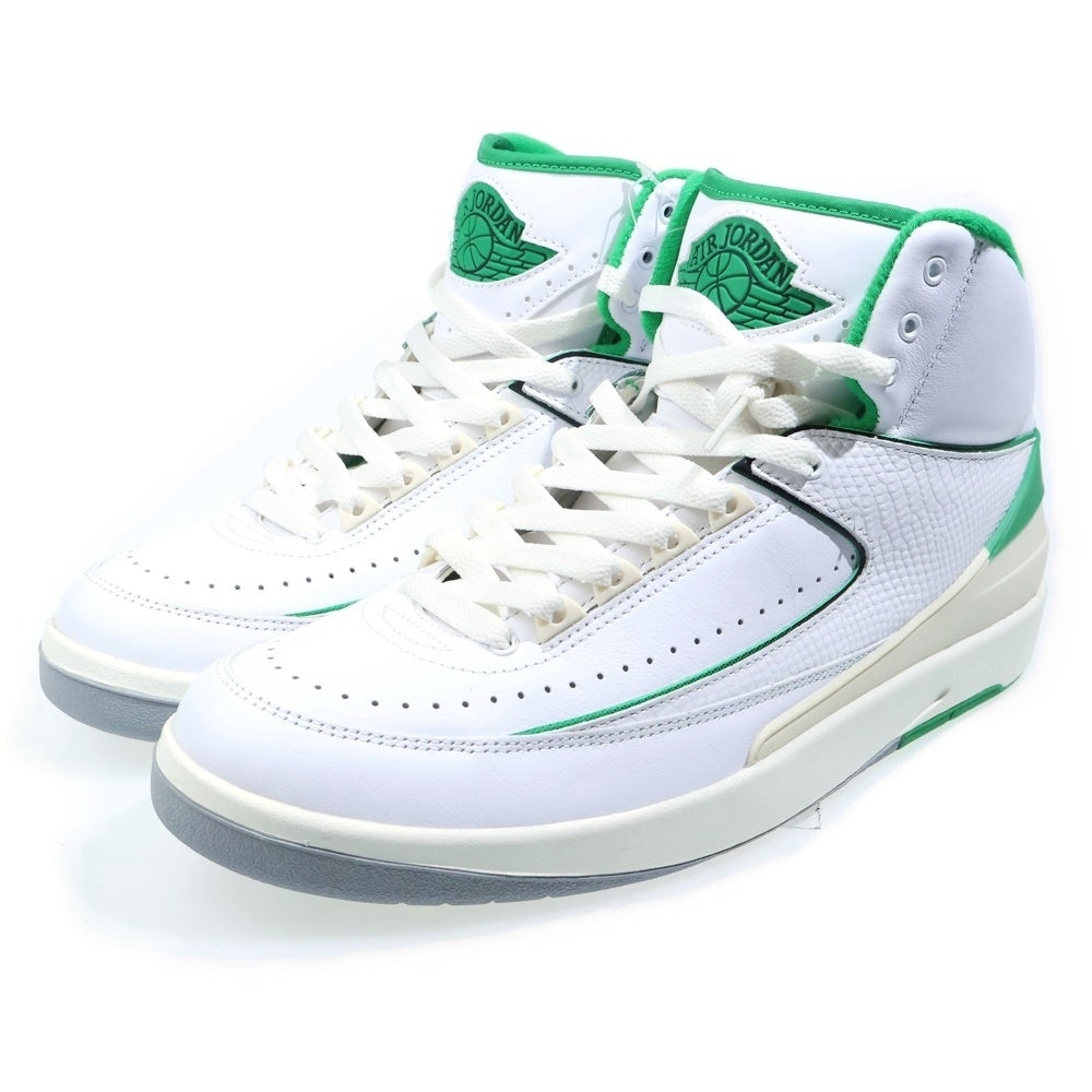 NIKE(ナイキ) AIR JORDAN 2 RETRO Lucky Green エアジョーダン2 レトロ ラッキーグリーン ハイカットスニーカー ホワイト/グリーン US10.5/28.5cm DR8884-103