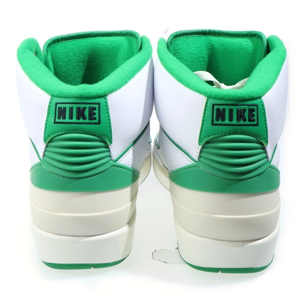 NIKE(ナイキ) AIR JORDAN 2 RETRO Lucky Green エアジョーダン2 レトロ ラッキーグリーン ハイカットスニーカー ホワイト/グリーン US10.5/28.5cm DR8884-103
