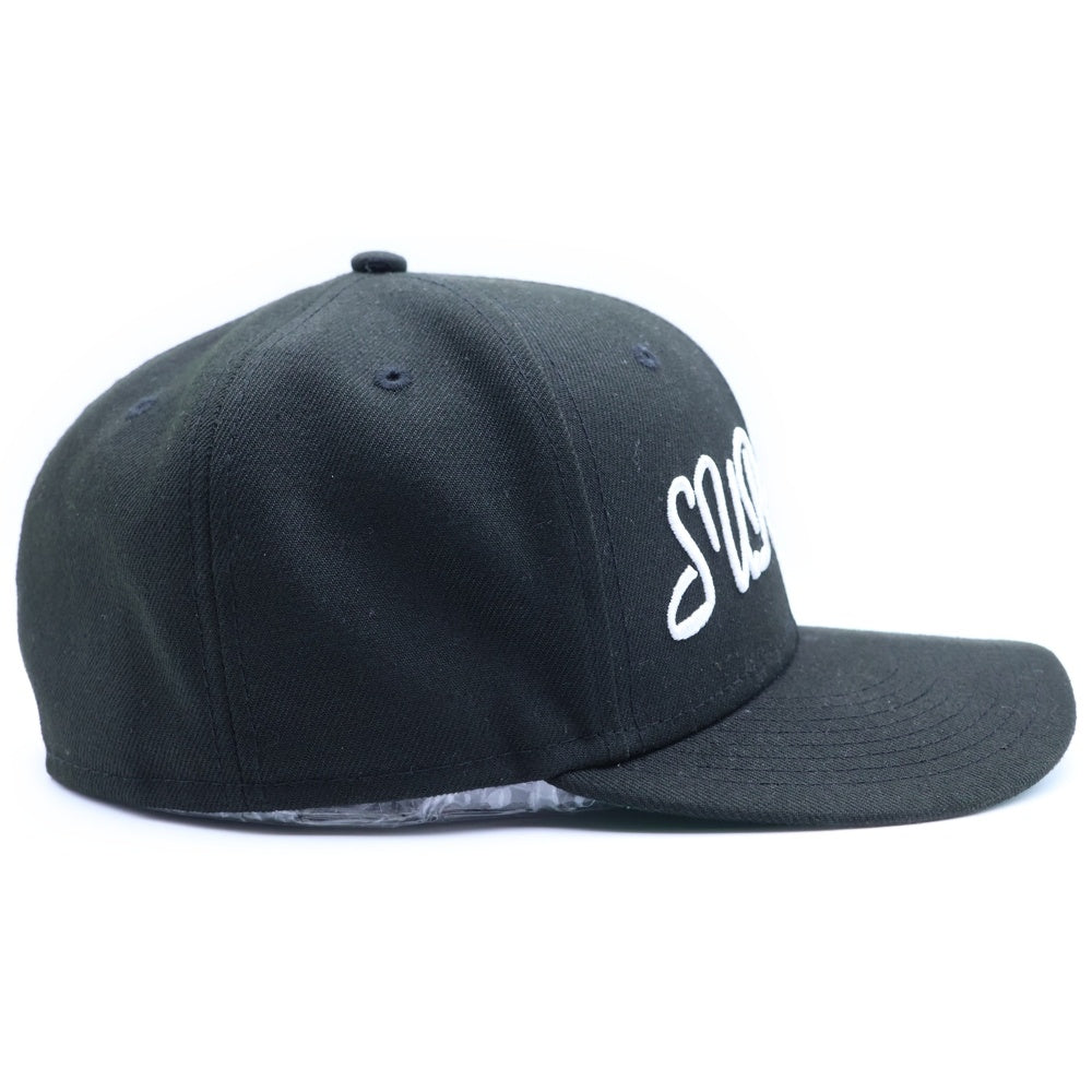 SUPREME(シュプリーム) 23SS Script New Era Cap ロゴ刺繍 スクリプト ニューエラ キャップ 帽子 ブラック