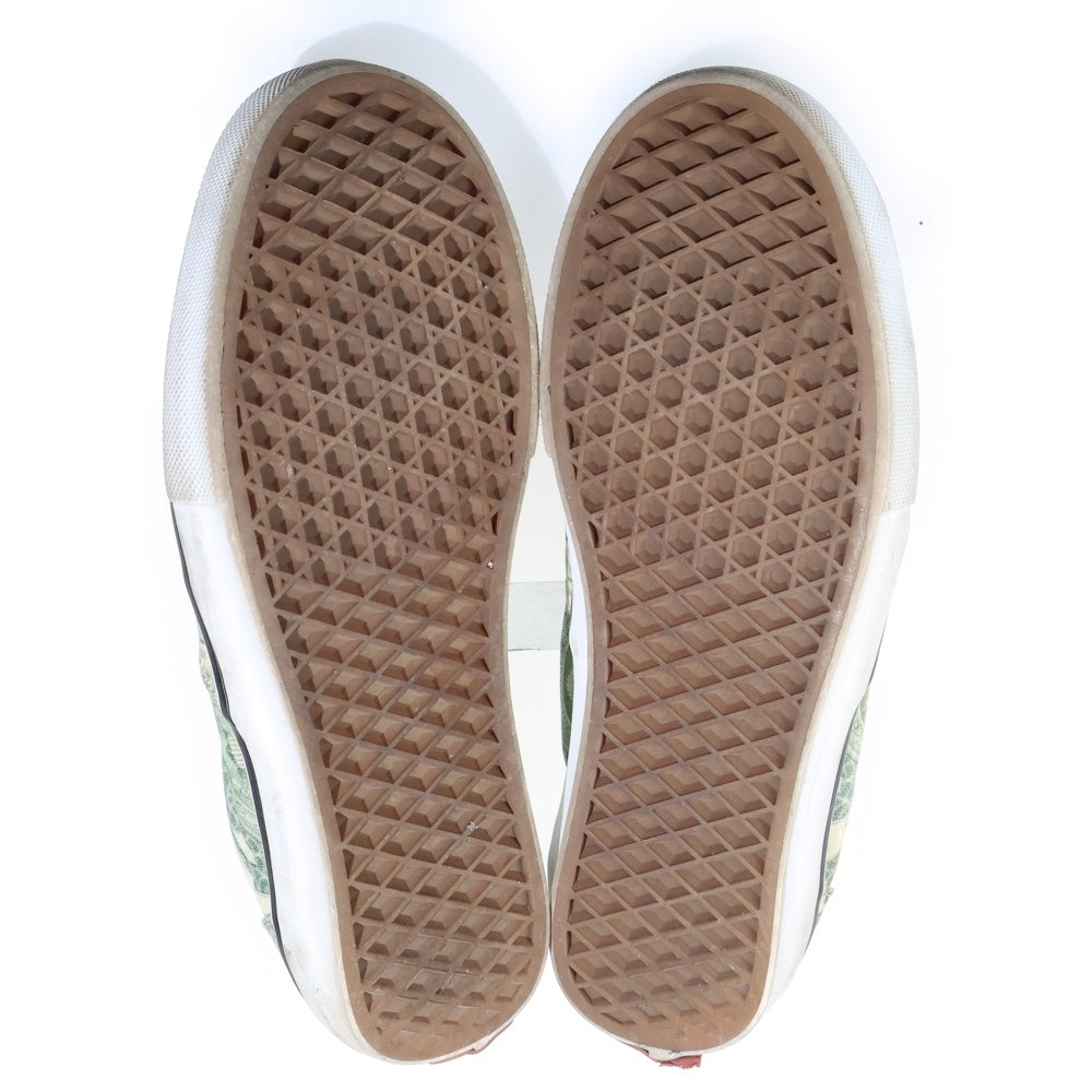 SUPREME(シュプリーム) 23SS ×VANS Skate Era Dollar Bill Green バンズ スケート エラ ダラー ビル ローカットスニーカー US9/27cm グリーン VN0A5FC9GRN