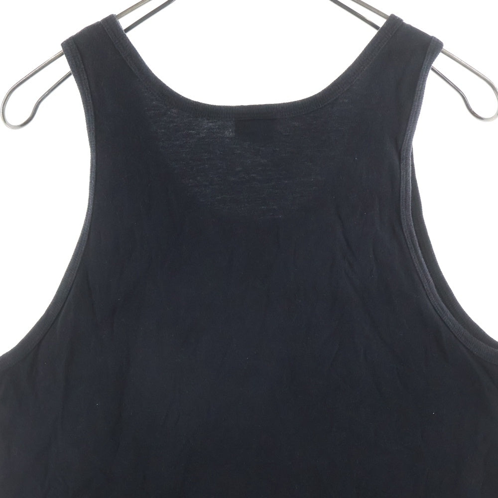 STUSSY(ステューシー) Skull Flower スカルフラワー プリント タンクトップ ブラック