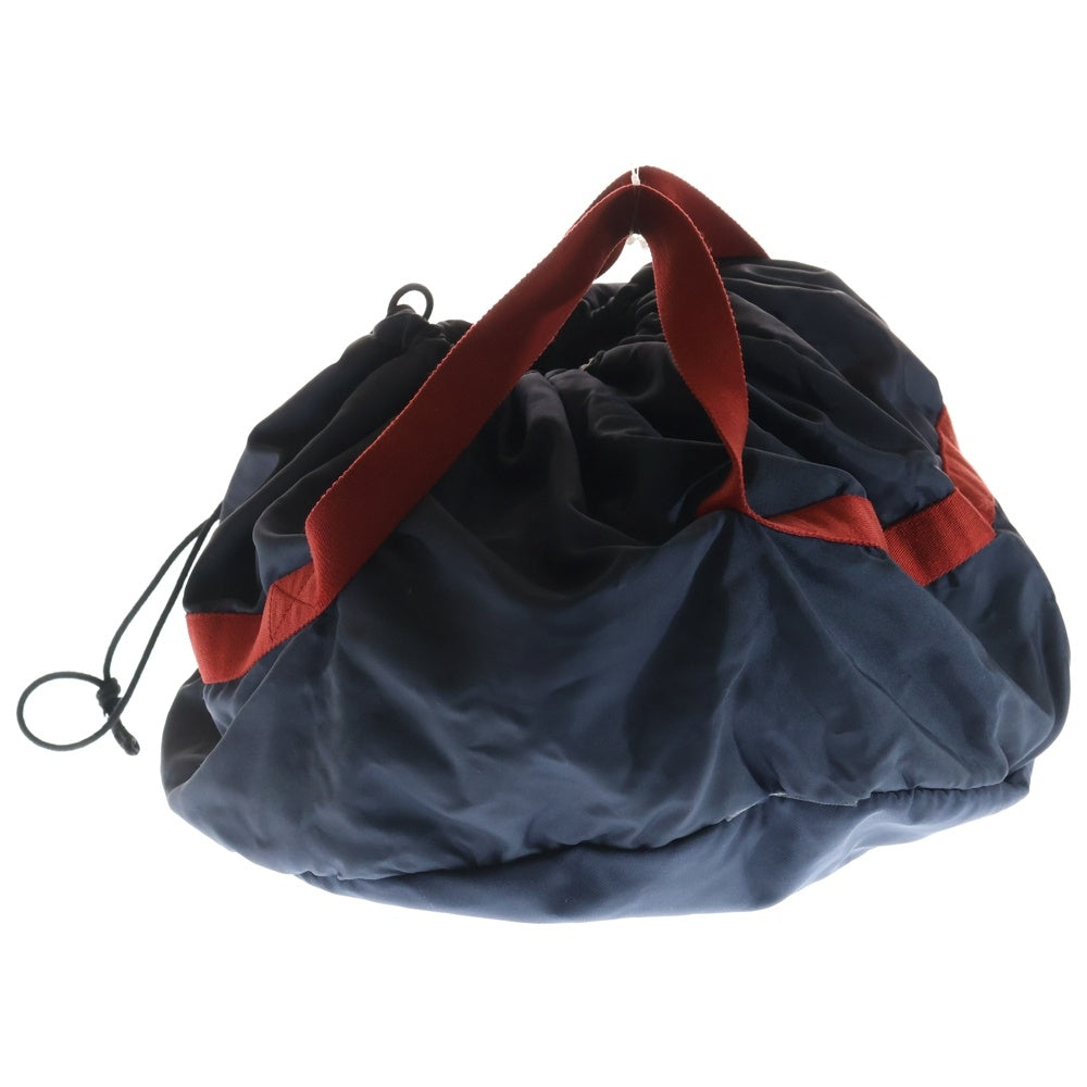 BALENCIAGA(バレンシアガ) ロゴ刺繍 ナイロン ボストンバッグ ネイビー 1489939