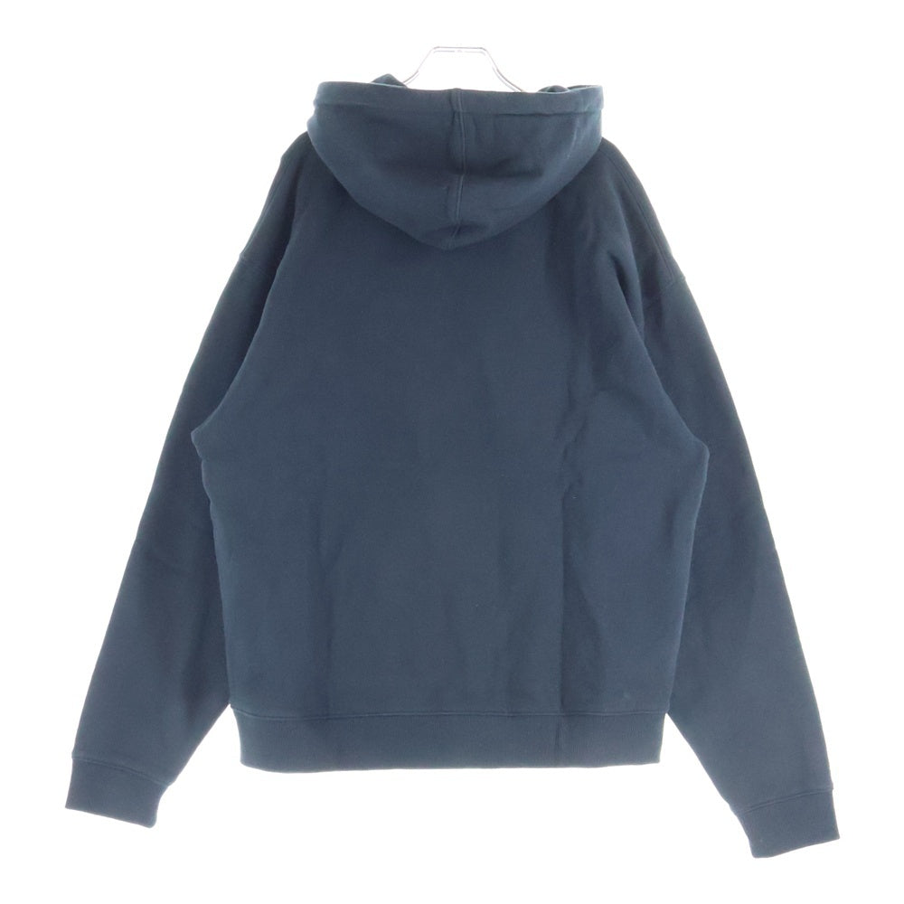 KITH(キス) Logo Embroidery Hooded 立体ロゴ 刺繍 プルオーバーパーカー ブラック 23-070-060-0096-4-0