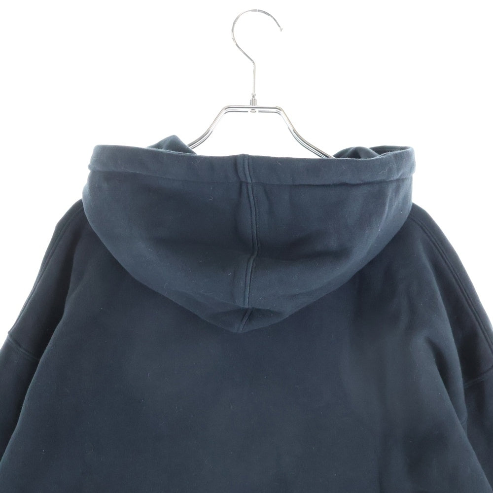 KITH(キス) Logo Embroidery Hooded 立体ロゴ 刺繍 プルオーバーパーカー ブラック 23-070-060-0096-4-0