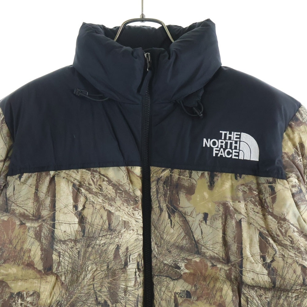 THE NORTH FACE(ザノースフェイス) NOVELTY NUPTSE JACKET ノベルティ 直営店限定 枯葉 ヌプシ ダウンジャケット ブラウン ND42230R
