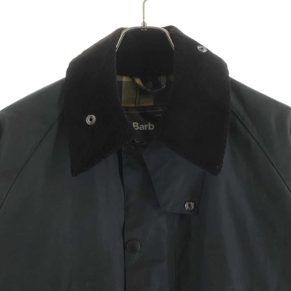 Barbour(バブアー) 20AW OS WAX BEDALE JACKET ビデイル 裏地チェック ワックスコーティング オイルドジャケット ブラック MWX1679BK91