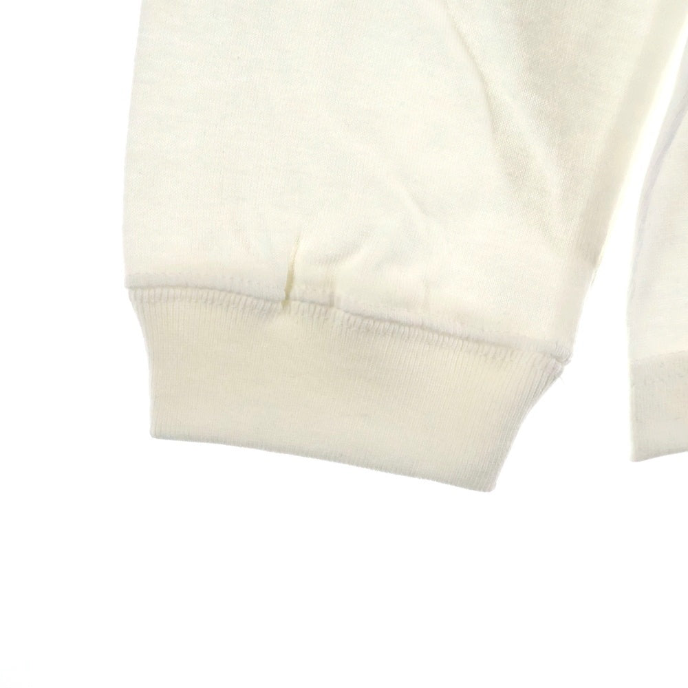 NEXUS7(ネクサスセブン) 2016 × 平田弘史 15th Anniversary L/S Tee カタカナ ロゴ プリント クルーネック ロングスリーブ 長袖Tシャツ カットソー ホワイト