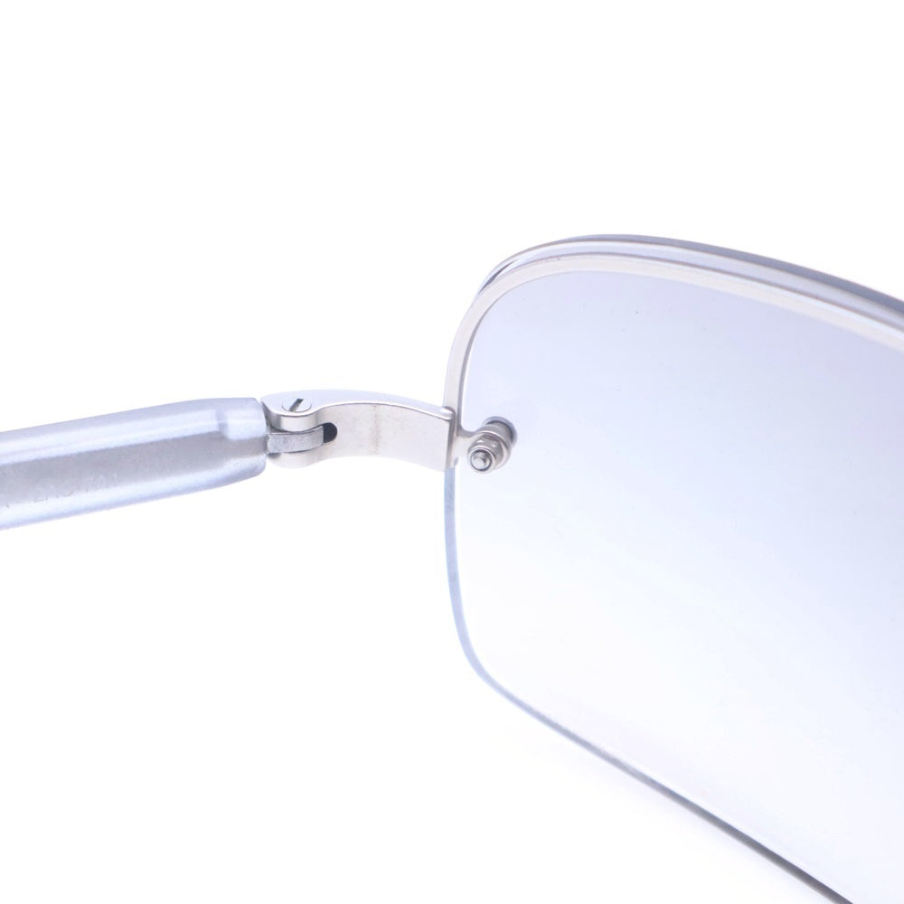 PRADA(プラダ) ハーフリム スクエアフレーム サングラス アイウェア 眼鏡 グレー/シルバー SPR71A 2AC-7A1