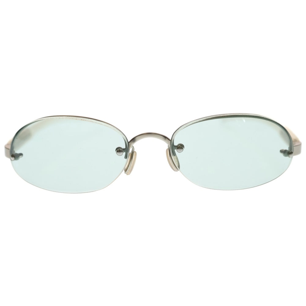 PRADA(プラダ) ハーフリム サングラス アイウェア 眼鏡 グレー/シルバー SPR50A 2AC-5C1
