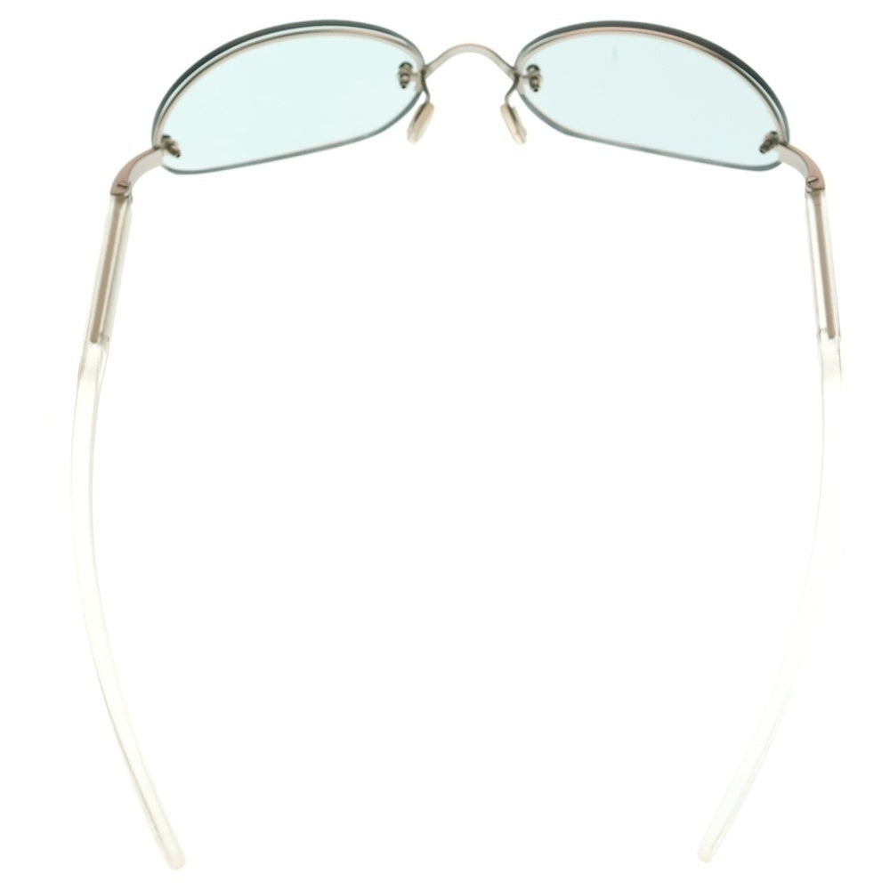 PRADA(プラダ) ハーフリム サングラス アイウェア 眼鏡 グレー/シルバー SPR50A 2AC-5C1