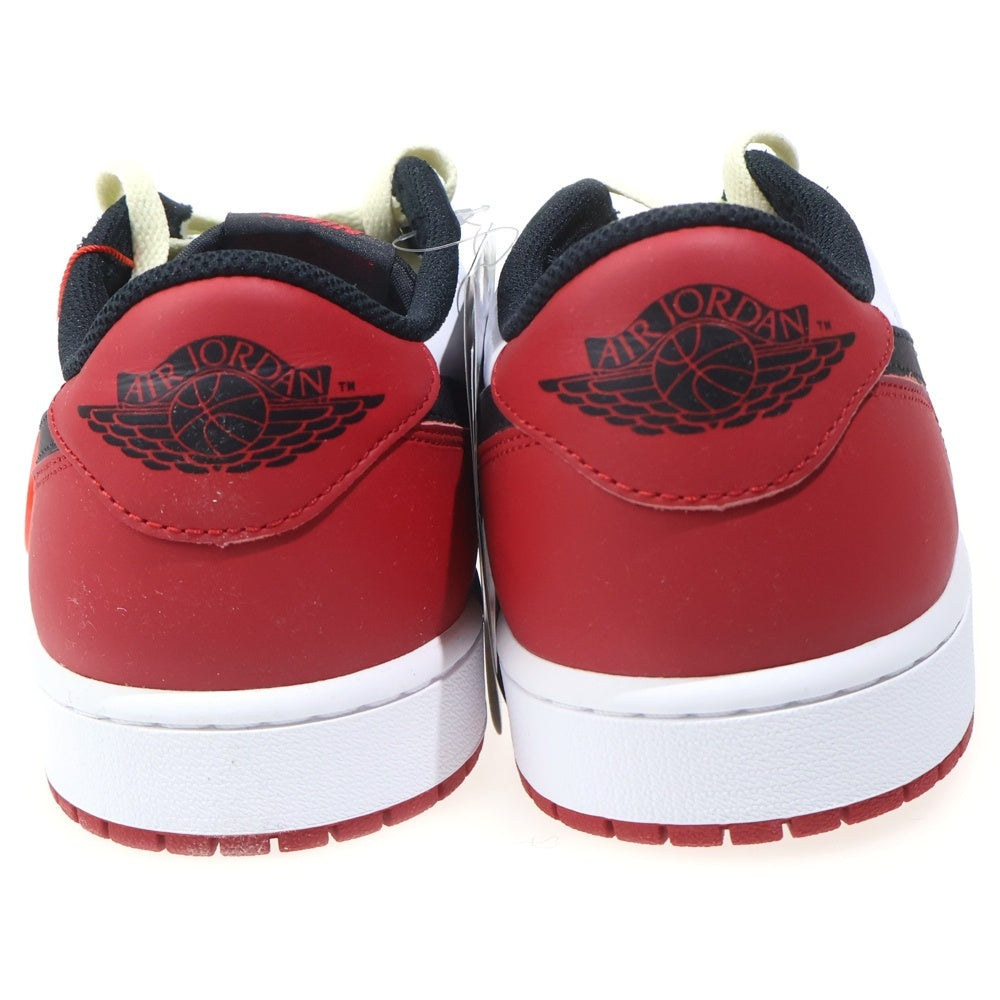 NIKE(ナイキ) AIR JORDAN 1 RETRO LOW OG BLACK TOE エアジョーダン1 ロー ブラックトゥ ローカットスニーカー ホワイト/ブラック/レッド US10.5/28.5cm CZ0790-106
