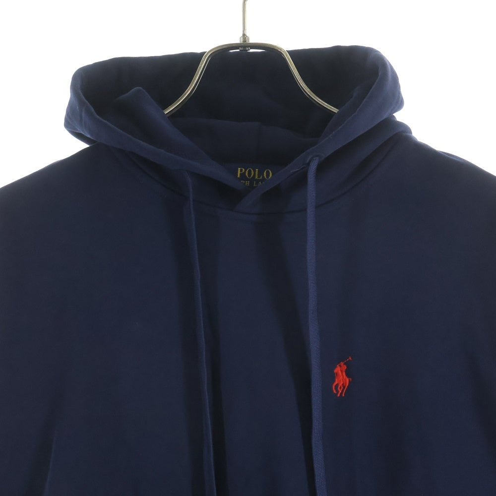 POLO RALPH LAUREN(ポロラルフローレン) スモールポニー刺繍 スウェット プルオーバーパーカー フーディー ネイビー 710688969002