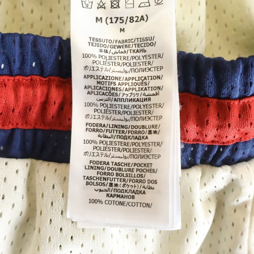 GUCCI(グッチ) 24SS GG Logo Mesh Fabric Shorts シェリーライン GGロゴ メッシュ ハーフパンツ ホワイト 737407 XJFFK