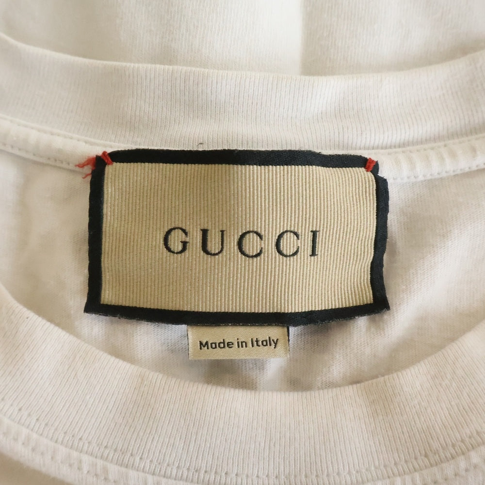 GUCCI(グッチ) 21SS ESCHATOLOGY POCKET TEE エスカトロジー クルーネック ポケット半袖Tシャツ カットソー ホワイト 655549 XJDHW