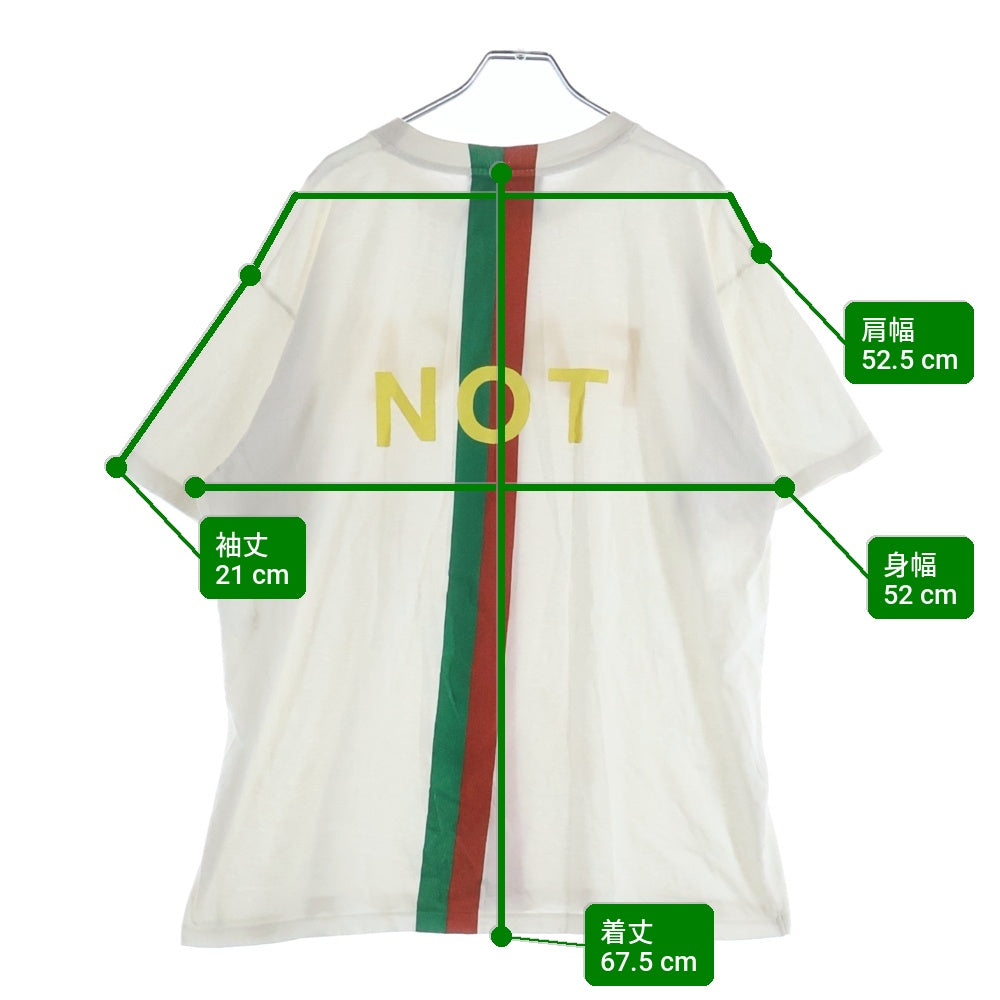 GUCCI(グッチ) 20AW Fake/Not Print Oversize Tee フェイクノット