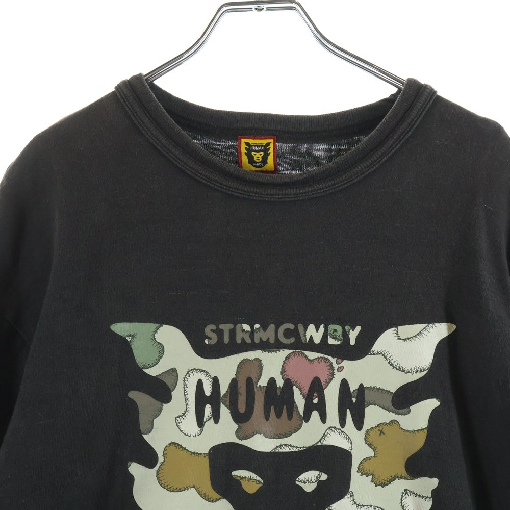 HUMAN MADE(ヒューマンメイド) 24SS×KAWS Graphic T-shirt #2 カウズ グラフィック 半袖Tシャツカットソー ブラック