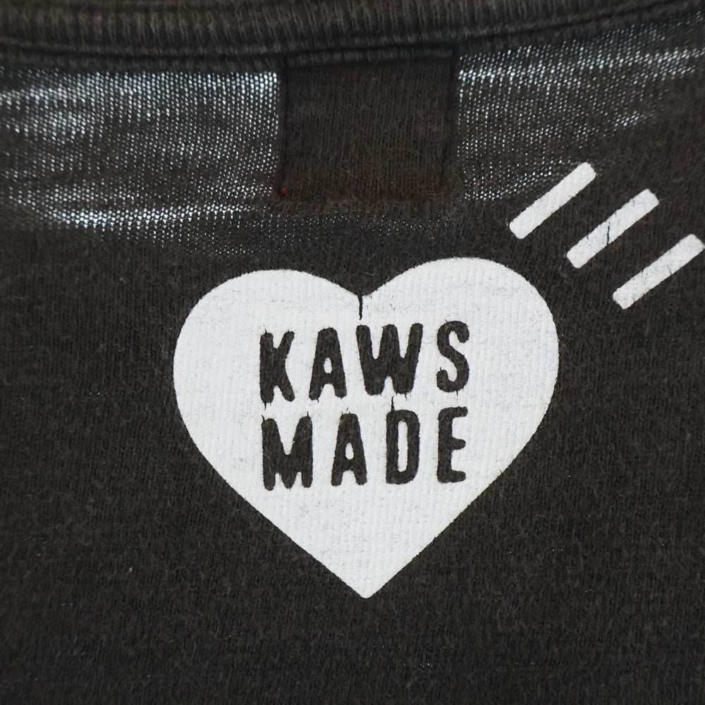 HUMAN MADE(ヒューマンメイド) 24SS×KAWS Graphic T-shirt #2 カウズ グラフィック 半袖Tシャツカットソー ブラック