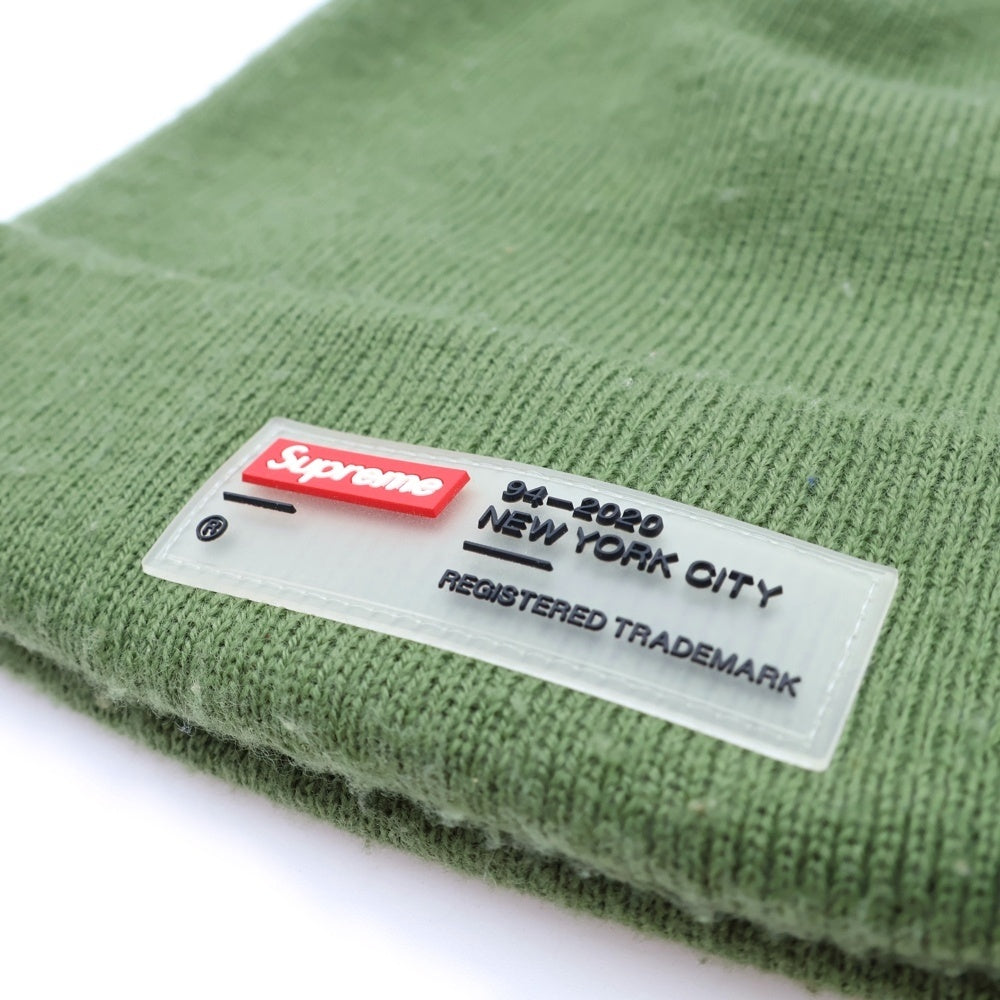 SUPREME(シュプリーム) Clear Label Beanie クリア ラベル ビーニー オリーブ