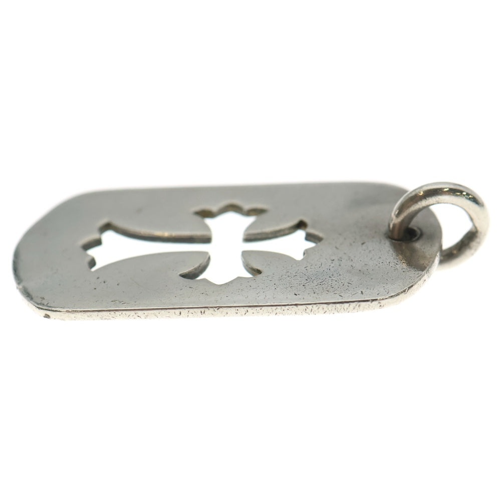 CHROME HEARTS(クロムハーツ) D TAG LRG CO CRS カットアウトクロスドッグタグ ラージ ペンダントトップ シルバー BCA239